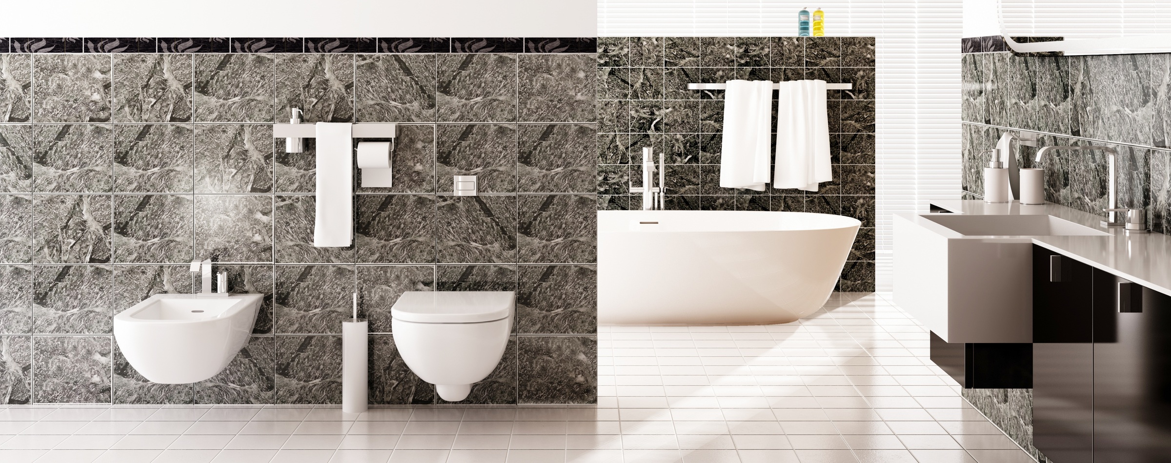 Modern Bath Design (panoramic)