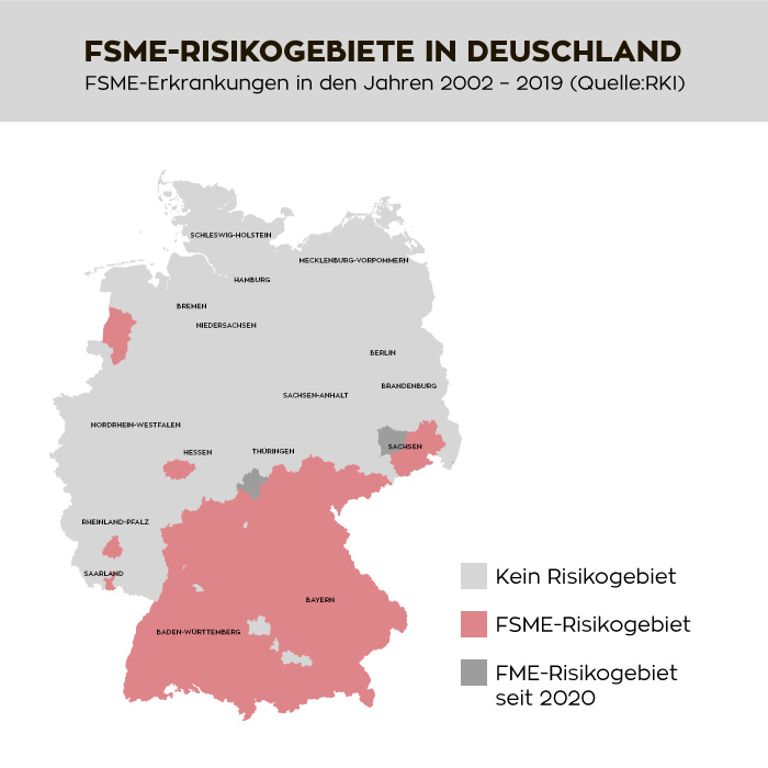 FSME Zeckenbiss Risikogebiete RKI